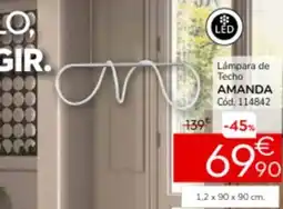 Conforama Lámpara de techo amanda oferta