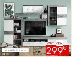 Conforama Compacto tv 300 cm. akron oferta
