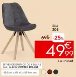 Conforama Silla zoe oferta