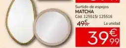 Conforama Surtido de espejos matcha oferta