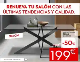 Conforama Mesa de comedor texas oferta