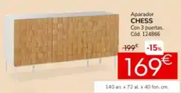 Conforama Aparador chess oferta