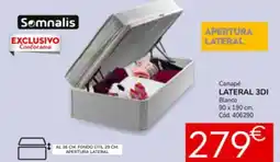 Conforama SOMNALIS Canapé lateral 3dI oferta