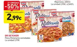 Hiperber DR OETKER Pizza Ristorante variedades oferta
