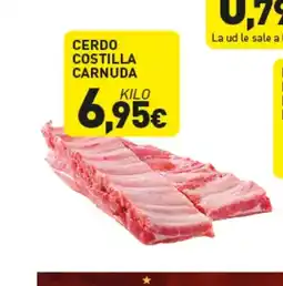 Hiperber Cerdo costilla carnuda oferta