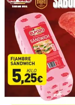 Hiperber Fiambre sandwich oferta