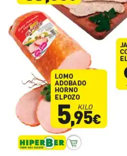 Hiperber ELPOZO Lomo adobado horno oferta