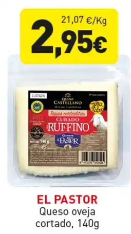 Hiperber EL PASTOR Queso oveja cortado oferta