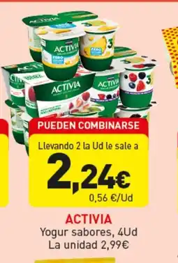 Hiperber ACTIVIA Yogur sabores oferta
