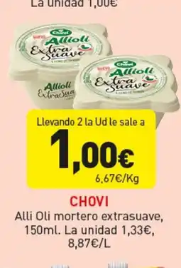 Hiperber CHOVI Alli Oli mortero extrasuave oferta