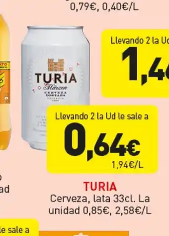 Hiperber TURIA Cerveza, lata oferta