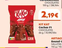 Hiperber KIT KAT Coches F1 chocolates oferta