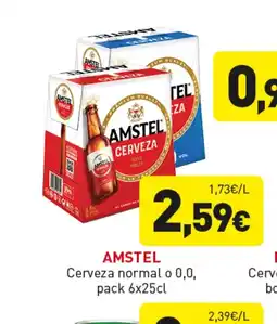 Hiperber AMSTEL Cerveza normal oferta