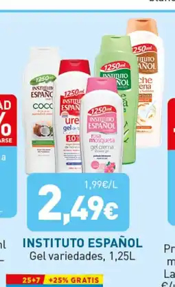 Hiperber INSTITUTO ESPAÑOL Gel variedades oferta