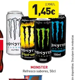 Hiperber MONSTER Refresco sabores50 cl oferta