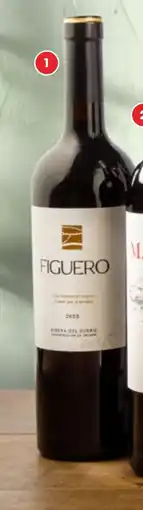 Supermercados Plaza FIGUERO 12 Vino tinto crianza D.O. Ribera del Duero oferta