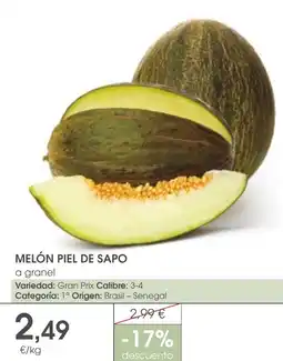 Supermercados Plaza Melón piel de sapo oferta