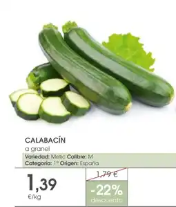 Supermercados Plaza Calabacín oferta