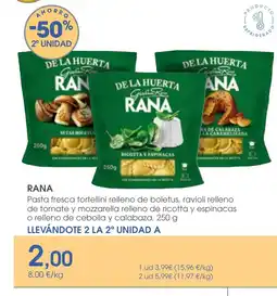 Supermercados Plaza RANA Pasta fresca tortellini oferta