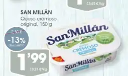 Supermercados Plaza SAN MILLÁN Queso cremoso original oferta
