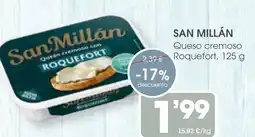 Supermercados Plaza SAN MILLÁN Queso cremoso Roquefort oferta