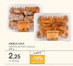 Supermercados Plaza ABUELA LOLA Pestiños de miel o azúcar oferta