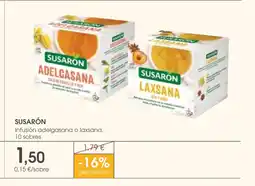 Supermercados Plaza SUSARÓN Infusión adelgasana o laxsana, 10 sobres oferta