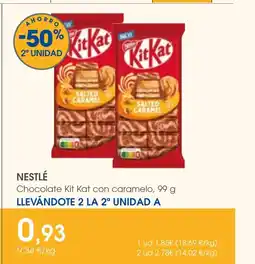 Supermercados Plaza NESTLÉ Chocolate Kit Kat con caramelo oferta