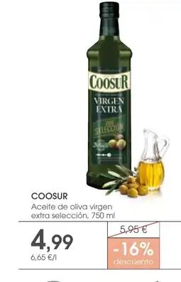 Supermercados Plaza COOSUR Aceite de oliva virgen extra selección oferta