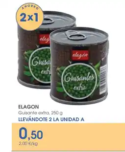 Supermercados Plaza ELAGON Guisantes extra oferta