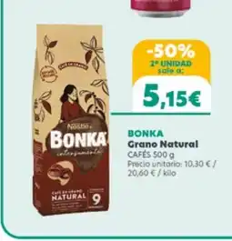 Supermercados Plaza BONKA Grano Natural oferta