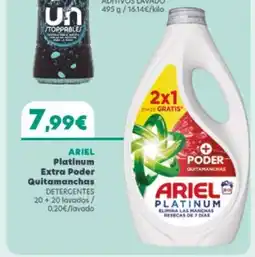 Supermercados Plaza ARIEL Platinum Extra Poder Quitamanchas oferta
