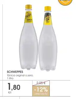 Supermercados Plaza SCHWEPPES Tónica original o zero oferta