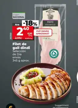 Dia SELECCIÓN DE DIA Filet de gall dindi oferta