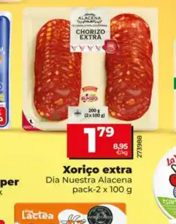 Dia DIA NUESTRA ALACENA Xoriço extra oferta