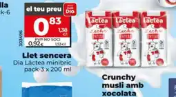 Dia DIA LÁCTEA MINIBRIC Llet sencera oferta
