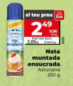 Dia ASTURIANA Nata muntada ensucrada oferta
