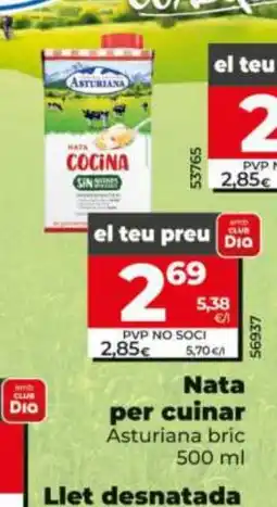 Dia ASTURIANA Nata per cuinar oferta