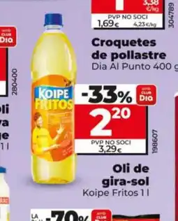 Dia KOIPE FRITOS Oli de gira-sol oferta