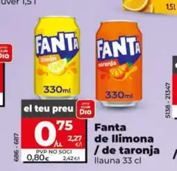 Dia FANTA de llimona / de taronja oferta