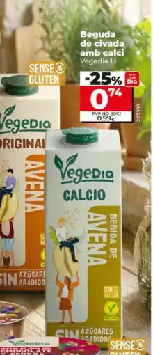 Dia VEGEDIA Beguda de civada amb calci oferta