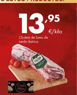 Supermercados Lupa Chuleta de lomo de cerdo ibérico oferta