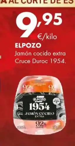 Supermercados Lupa ELPOZO Jamón cocido extra Cruce Duroc 1954 oferta