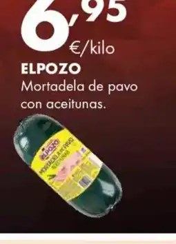Supermercados Lupa ELPOZO Mortadela de pavo con aceitunas oferta