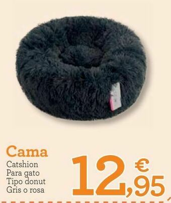 TiendAnimal Cama catshion para gato tipo donut gris o rosa oferta