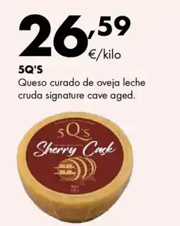 Supermercados Lupa 5Q'S Queso curado de oveja leche cruda signature cave aged. oferta