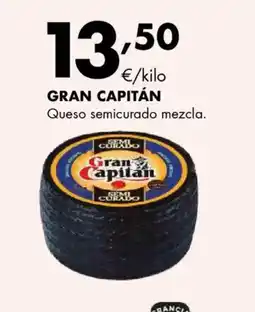 Supermercados Lupa GRAN CAPITÁN Queso semicurado mezcla oferta