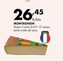 Supermercados Lupa MONTAGNON Queso Comte D.O.P. 12 meses, leche cruda de vaca oferta