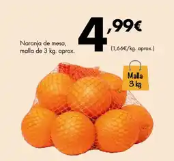 Supermercados Lupa Naranja de mesa oferta