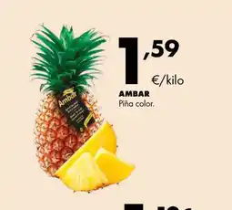 Supermercados Lupa AMBAR Piña color oferta